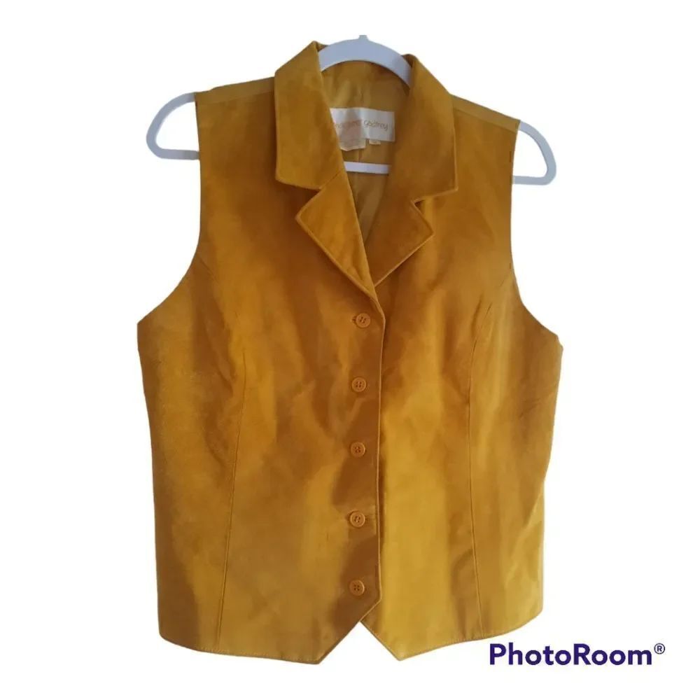 Vintage Margaret Godfrey Hippie Vest Vintage Suede Vest